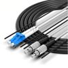 Rugged Outdoor Armored LC-FC Duplex Single-Mode Fiber Optic Patch Cable