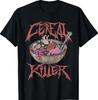 Vintage Retro Cereal Killer Horror Breakfast Gore T-Shirt