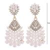 Shining Pearl Rhinestone Earrings Luxury Crystal Jewelry Bridal  Earrings  Banquet