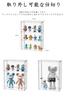 Goteeki Figure Large Transparent Display Collection Magnetic Assembly Instructions and Cleaning Cloth Case, Storage, Case, Case, Stackable, Door,