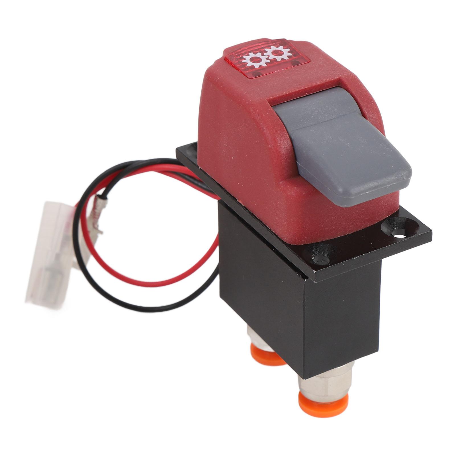 

Single Key Agricultural Machinery Valve with 2 Quick Gas Connector Single Switch Pneumatic Valve with Light Indicator