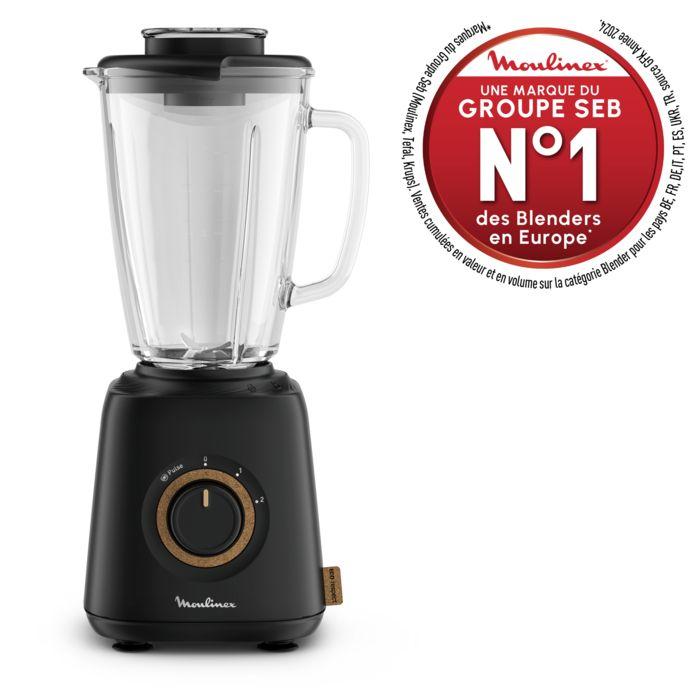 Moulinex Blender Eco Respect, Ecological Design, 1.75 L, 4 Blades, 800 W, Lm46en10