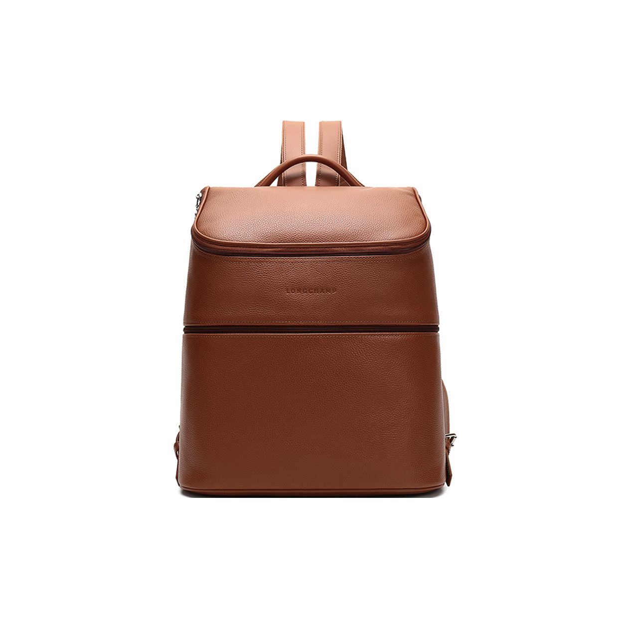 

Longchamp Le Pliage Zipper Closure Leather Backpack Men Backpack Caramel 1617021F72 Basic Set (Bag+Dust Bag)