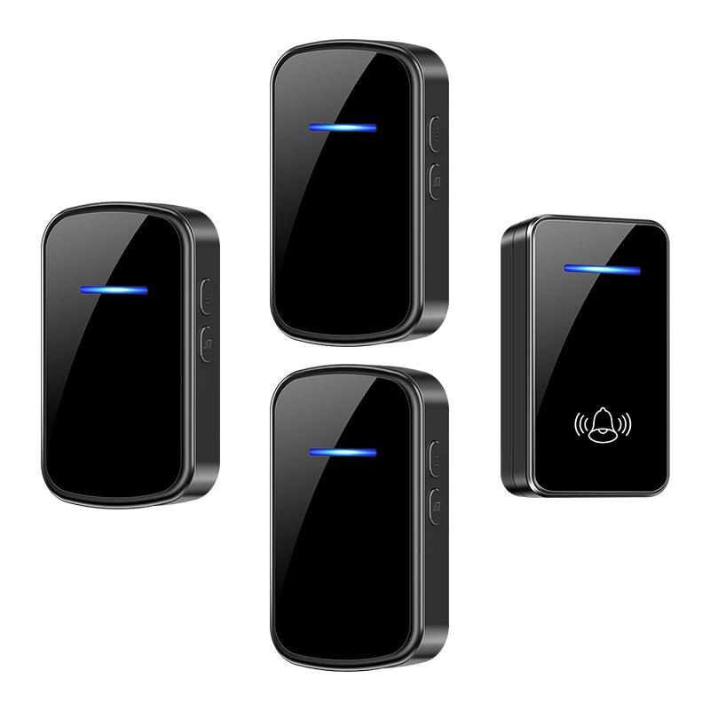 Ultra-Long Range Wireless Doorbell with Remote, Music Options, for Home Use, One-to-Three Units, Ideal for Elderly, US/EU Compatible