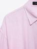 TAOP&ZA Women's Spring/Summer Waist-Tie Long Sleeve Shirt with Turn-Down Collar