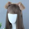 Cute Simulation Plush Animal Ear Headband Dog Ears Hair Hoop Furry Animal Ears Headwear for Birthday Party