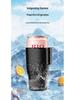 Bärbar Bilvärme- & Kylkopp, 12V/24V, Mini-kylskåp med Konstant Temperatur