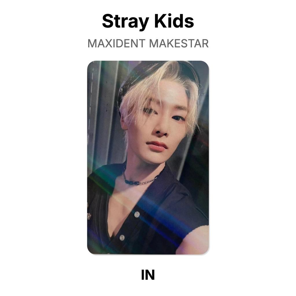 Stray Kids MAXIDENT MAKESTAR Official Photocard