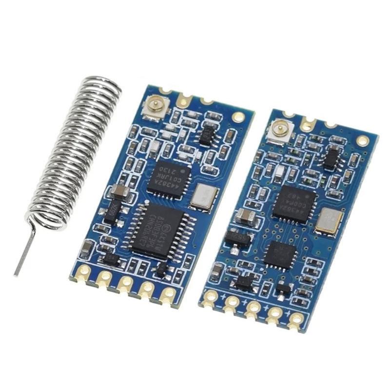 HC-12 433Mhz SI4438/4463 Wireless Serial Port Module 1000M Replace Bluetooth-compatible with Antenna