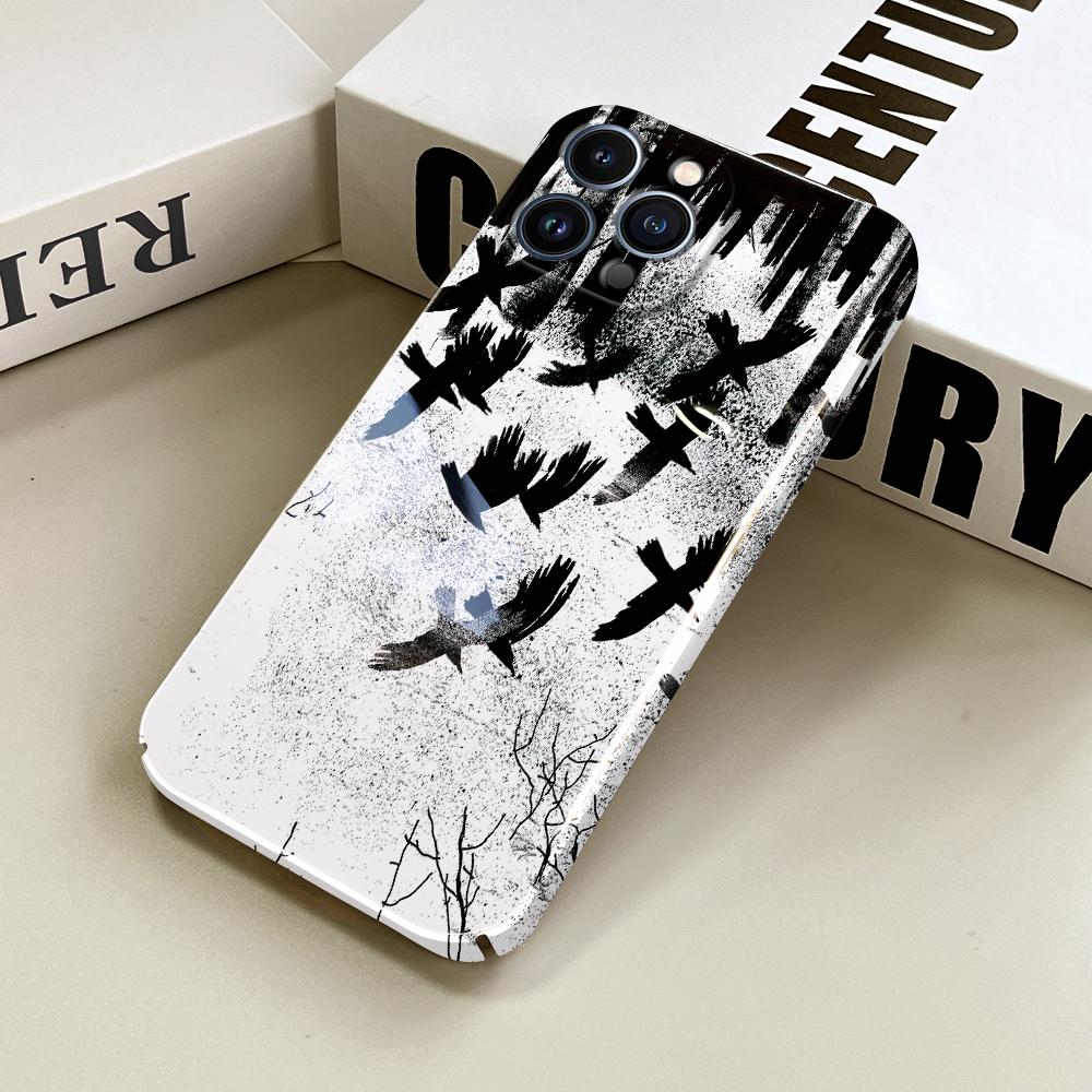 Komplexní filmový kryt na telefon s kresleným módním designem, tvrdý plášť s plným krytem a ochranným pouzdrem pro iPhone, Samsung, Xiaomi, Poco, Redmi, Huawei, Honor