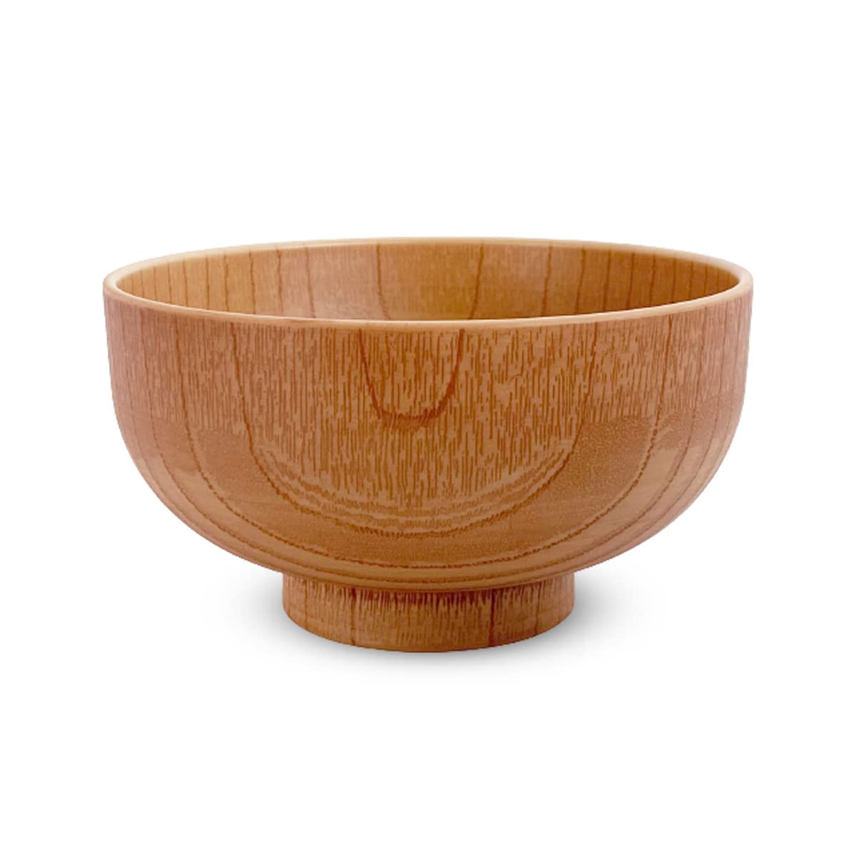 Soup Bowl Soup 370cc Heat Resistant 105 Wood Grain Soup Bowl Wood Texture Finish Tableware Model Number 888969 Made in Japan J-kitchens (Miso Bowl)
