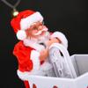 Electric Music Santa Claus Climbing Chimney Toy - Creative Christmas Gift & Ornament for Kids