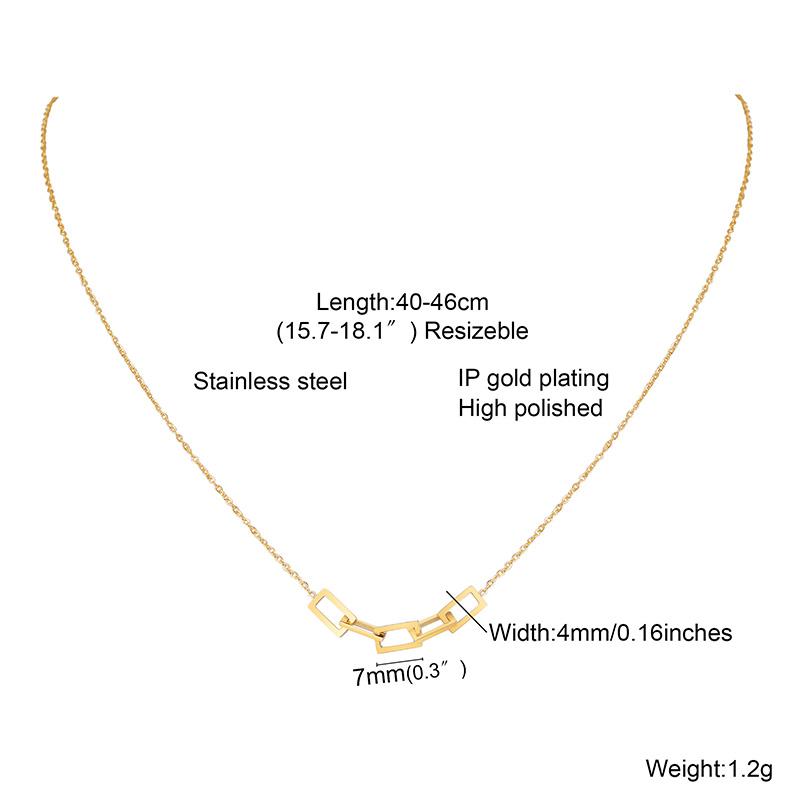 

Thin Link Chain Necklace Carabiner Lock Pendant Cubic Zirconia One Stone Choker Necklace Women Valentine s Day Gift