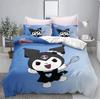 Miniso Kawaii Cinnamoroll Stampato Kuromi My Melody Copripiumino 2 Federe Set Biancheria da Letto per Adulti e Bambini Regalo di Lusso