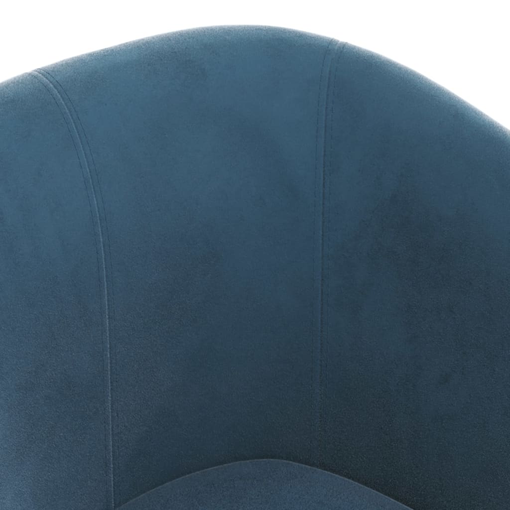 Club Chair Dark Blue Velvet