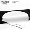 WATERTIME Silicone Swimming Cap, for Long Hair, Large Size, Ear Protection, High Elasticity, Comfortable, Black