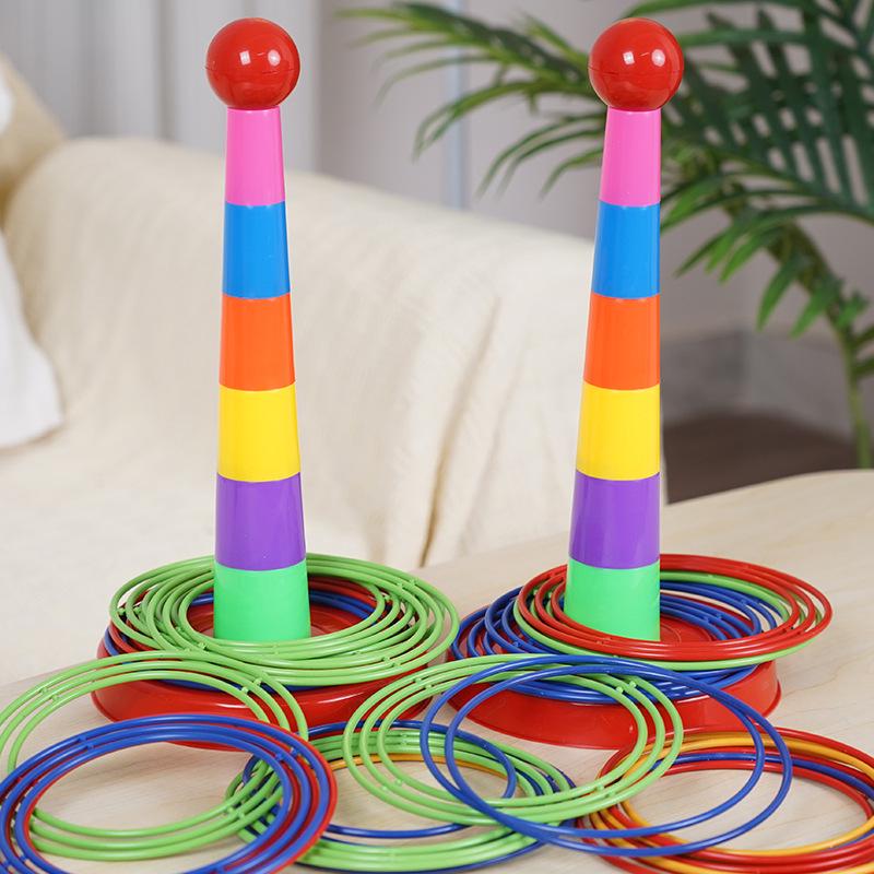 Kids' Ring Toss Game: Indoor & Outdoor Parent-Child Stacking Toy