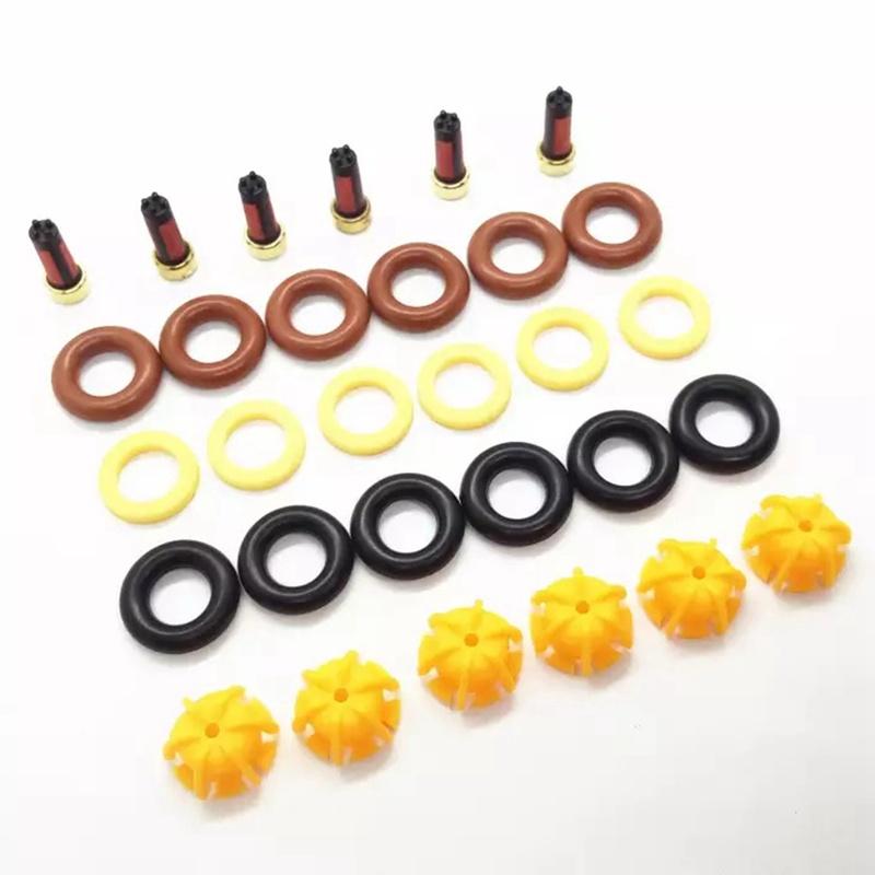 #28G Automotive Parts & Accessories,Fuel Injector Repair Kit for-BMW E30 325I V8 Pintle Valve Injection (Plastic+Rubber)