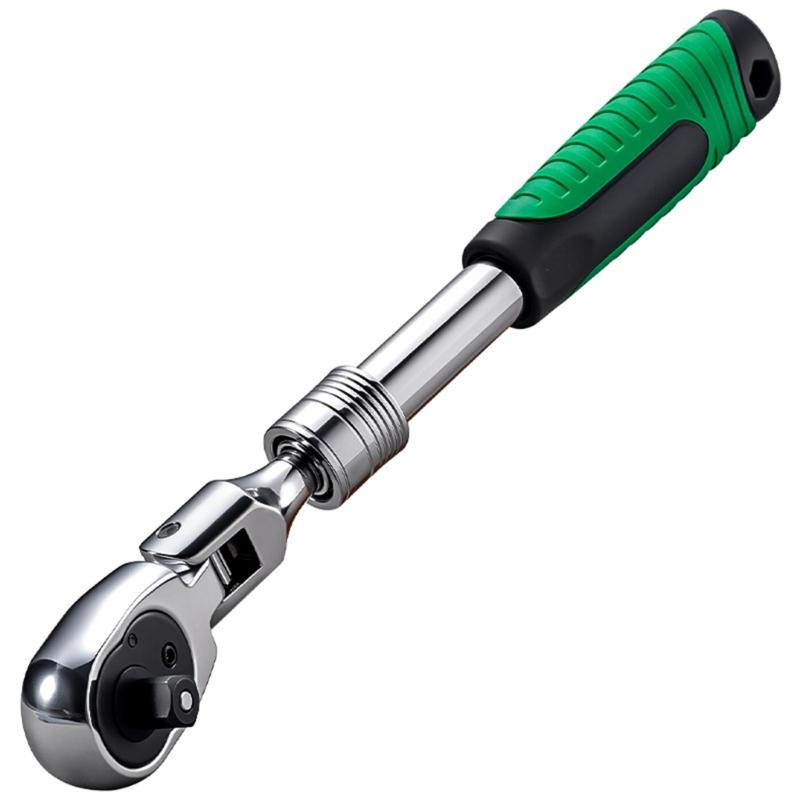 Portable Ratchet Wrench 3/8 1/4 1/2 Drive Socket Screwdriver Bit Driver Quick Releases Ratchet Wrench Repair Tool