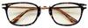 Az Stilvolle Lesebrille Lichtfilter Sabae Hersteller Hochleistungs-Linse Lesebrille Braun Demi Gold Braun Linse [FaceTrick Label] UV/Nah