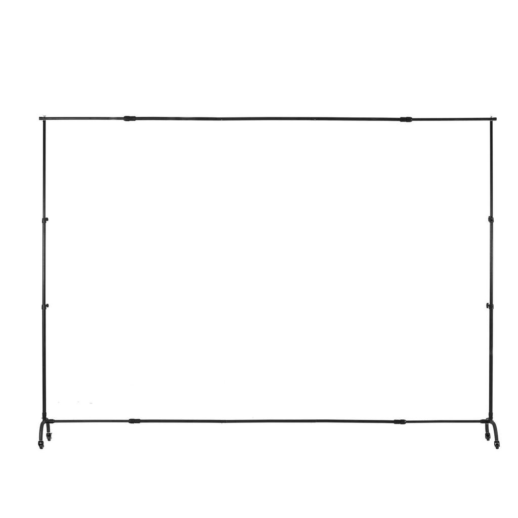 Backdrop Stand Movable Stand Kit 7 X 10 Ft for Party & Photo Video Studio
