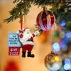 Adorable Santa Claus Gas Oil Hanging Pendant Xmas Gift