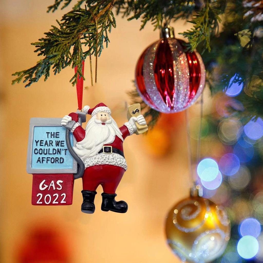 Adorable Santa Claus Gas Oil Hanging Pendant Xmas Gift