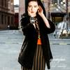 Winter New Fur Coat Women's Imitation Mink Hair Medium and Long Fashion Hooded Imitation Mink Coat