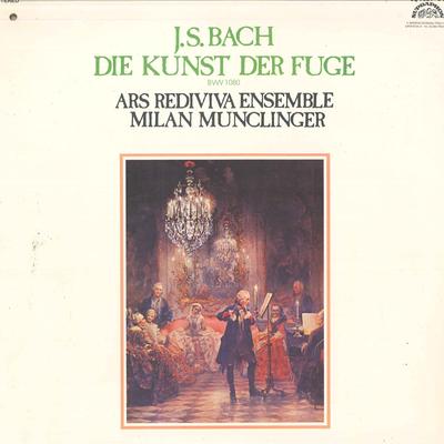 LP Record MILAN MUNCLINGER(COND.)/ARS REDIVIV - Bach/<die Kunst Der Fuge>bwv1080 OQ70045S COLUMBIA 1975 Japan Classical Used