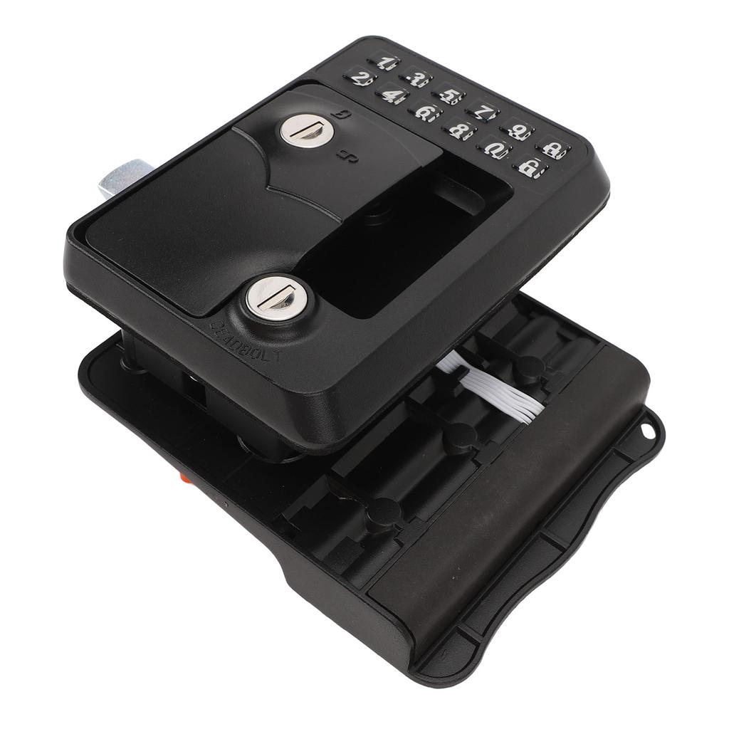 Zamek do drzwi kampera Bezkluczykowy z klawiaturą i 2 pilotami Otwieranie hasłem Stop cynku do kampera, jachtu, przyczepy, kampera