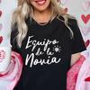 Girl Team Bride Squad T-shirt Spanish Women Bachelorette Hen Party Tee Shirt Bridal Wedding Single Farewell Short Sleeve Tops