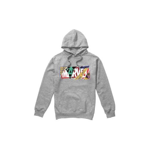 Marvel Mens Scrapbook Logo Hoodie