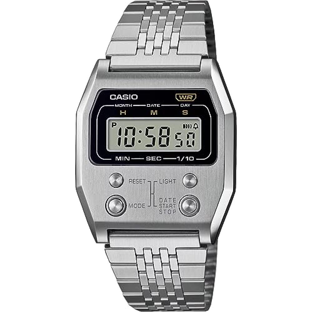 

Casio A1100d 1 [Casio] Цифровые наручные часы Vintage Series Reprint Design Unisex Silver Overseas
