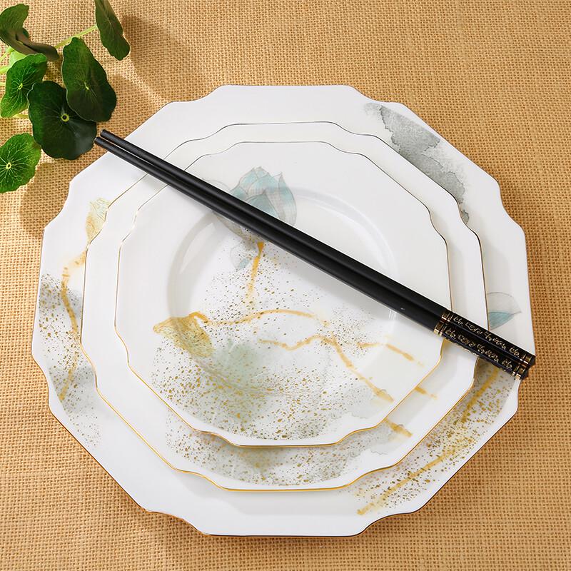 MYCERA Neo-Chinese Ceramic Tableware - 6-inch Soup Spoon