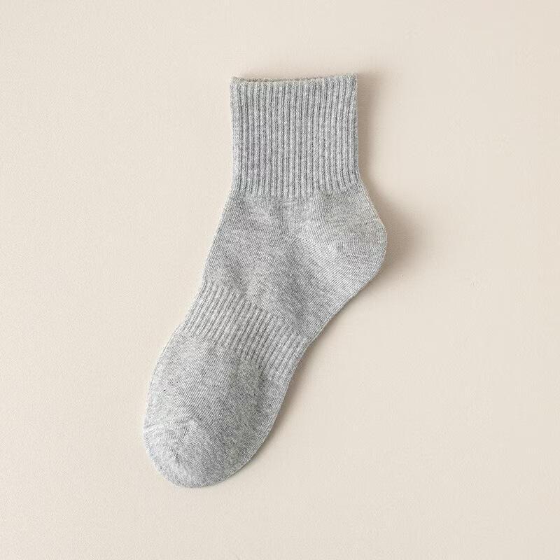 JINGRUIXIANG Unisex Anti-Odor Cotton Mid-Calf Socks
