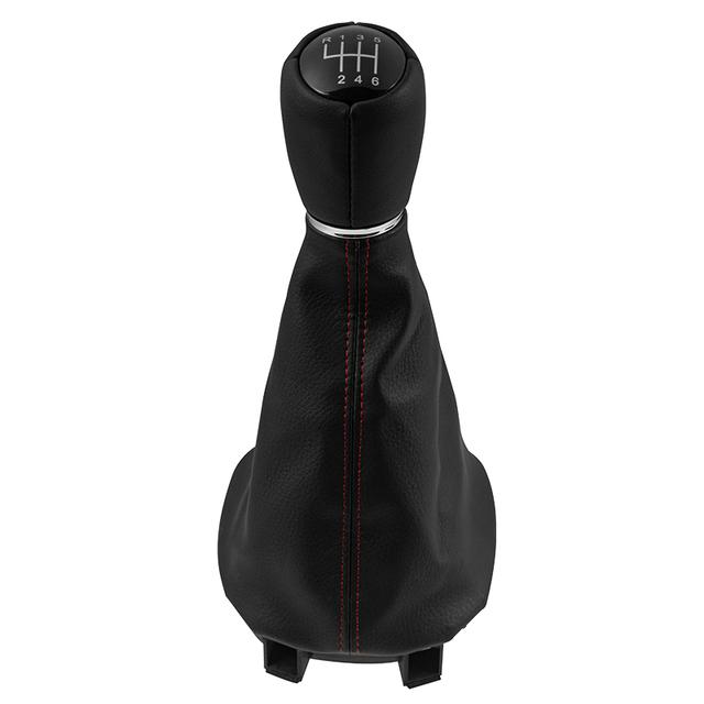 5/6 prędkość Car Styling gałka zmiany biegów dźwignia zmiany biegów osłona osłona buta kołnierz dla Seat Leon 1 MK1 Toledo II MK2 1998-2005