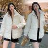Down Padded Jacket Women's Thick Winter Bread Jacket Loose Padded Jacket