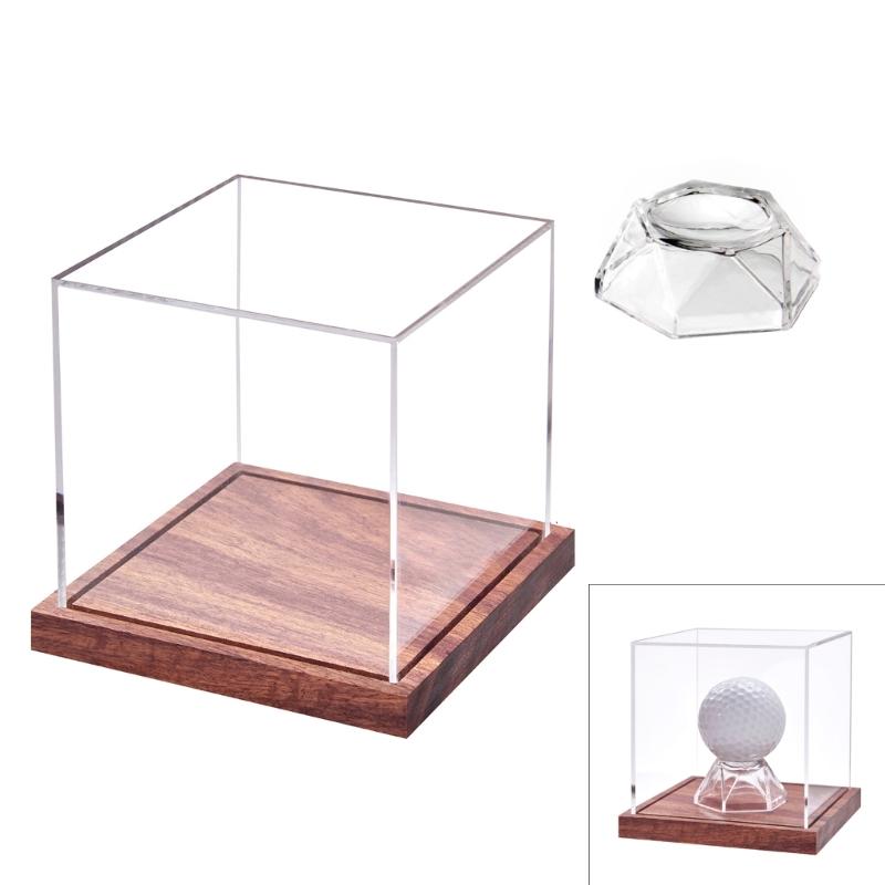 Acrylic Clear Baseball Holder Golf Tennis Billiard Display Storage Box for Cherished Keepsakes