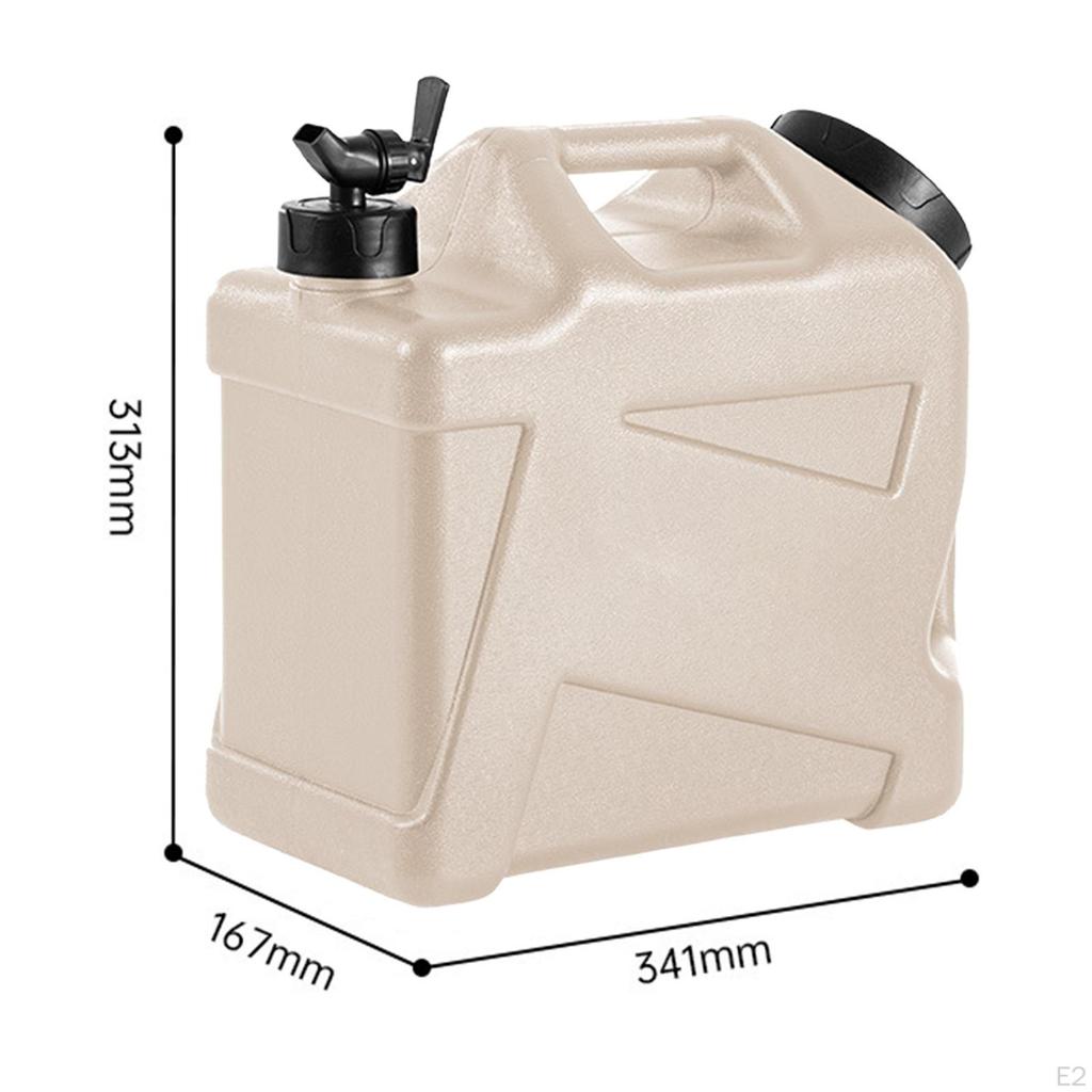 Camping Water Tank Bucket with Faucet PE Portable Convenient Container Storage Jug for