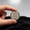 Elizabeth Ii Manx Silver Coin With Antique Finish For Collectors And Decor