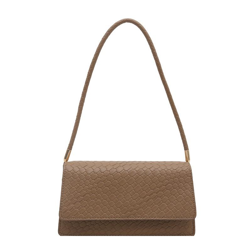 Fashion Popular Handbag Simple Solid Color Bag Summer New High-end Commuter Shoulder Armpit Bag