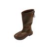 Girls' Tall Boots for Autumn and Winter, New Style Children's Shoes, Single Boot