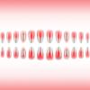 Press on Nail Ballerinas Coffin Fake Nail Designs Stick on Nail Full Cover False Nail Acrylic Glues on Nail for Womens