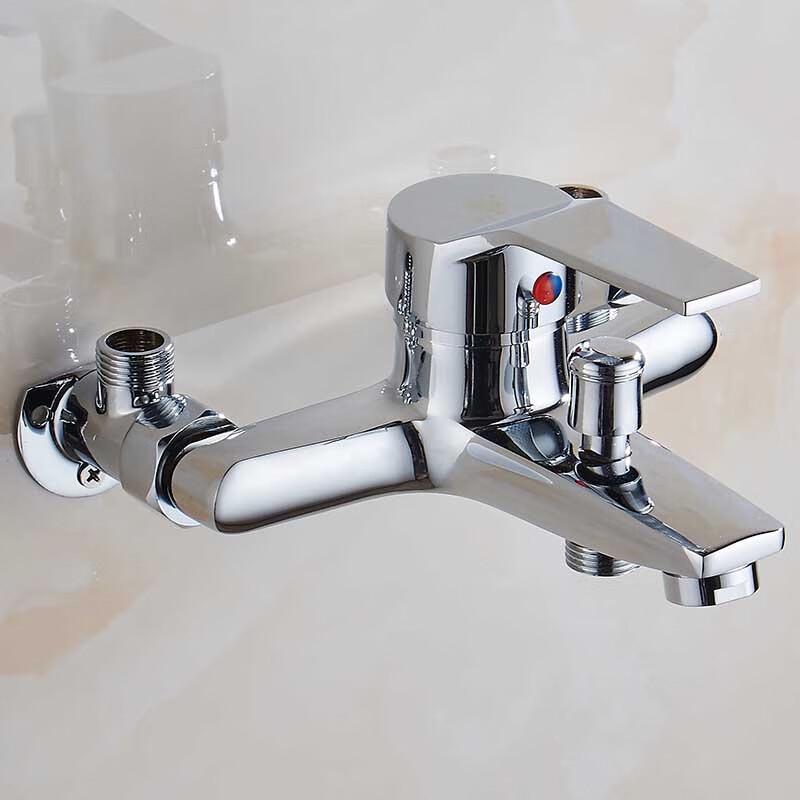 Exposed Brass Shower Faucet with Mixer