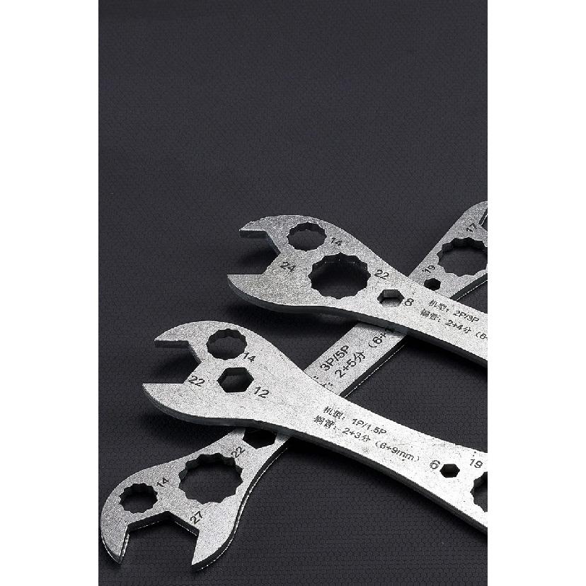Multi functional Air Conditioner Wrench Open End Set Ultra-thin Flat wrench Tool Multi-Function Double-End Fixed