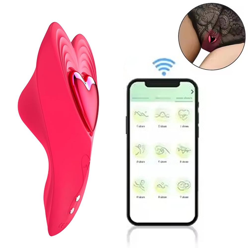 Wearable App Remote Control Vibrator Butterfly 10 Vibration Vagina Clitoris Stimulator Mini Bullet Adult Sex Toys for Women