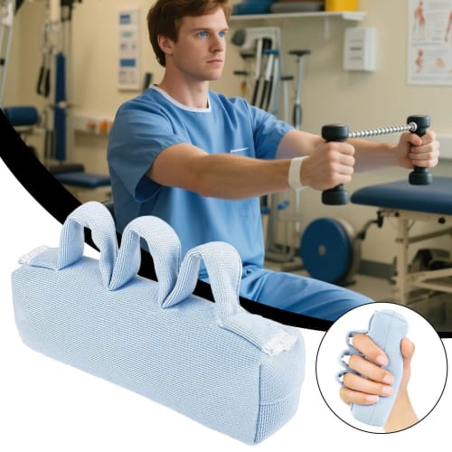 Finger Contracture Prevention Cushion, Soft Grip Enhancement Pad - Comfortable Palm Training Cushion for Hospitals and Homes, Suitable for Seniors