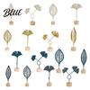 Ginkgo Leaf Sculpture Golden Statue Anti-Rust Anti-Oxidation Decorative Art Iron Premium Piece