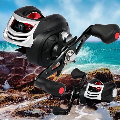 12+1BB 6.3:1 mulinello da baitcasting freno magnetico sinistra destra mulinello da pesca spigola trota pesca al salmone