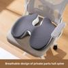 1PCS Memory Foam Seat Cushion - Breathable Polyester Office/Classroom Anti-Slip Pad for Comfort